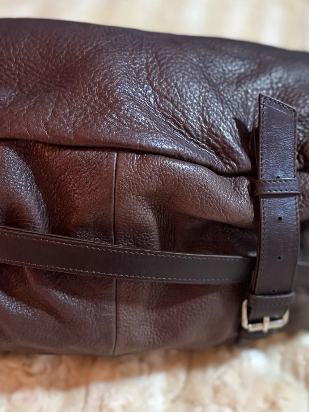 Brown Furla Hobo Bag Vintage
